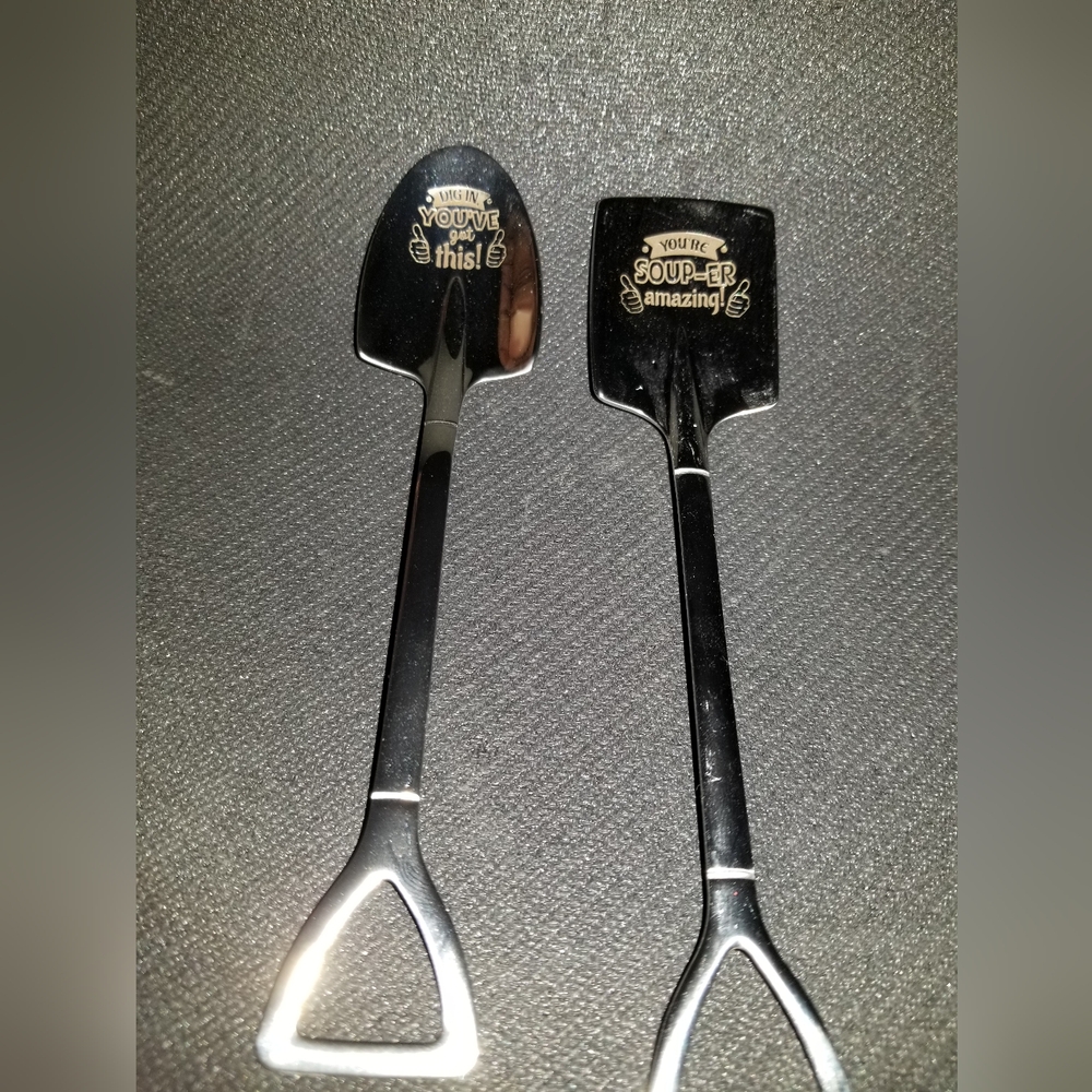 Vintage Souvenir Shovel and Spoon Set
